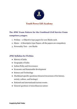 To Download JPSC Syllabus