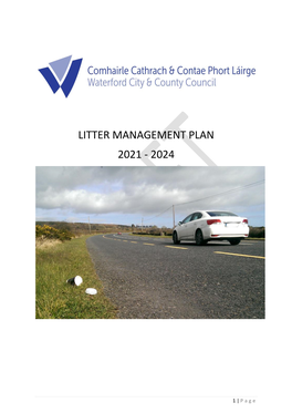Litter Management Plan 2021 - 2024