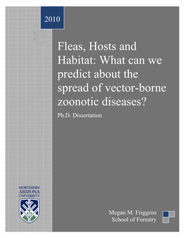 Fleas, Hosts and Habitat: What Can We Predict About the Spread of Vector-Borne Zoonotic Diseases?