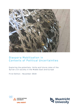 Diaspora Mobilization in Contexts of Political Uncertainties