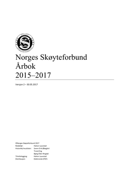 Norges Skøyteforbund Årbok 2015–2017