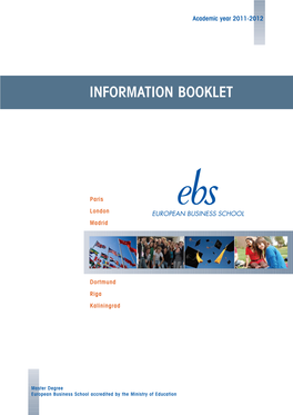 Information Booklet