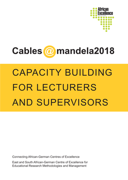 Capacity Building for Lecturers and Supervisors