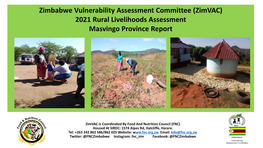 2021 Rural Livelihoods Assessment Masvingo Province Report