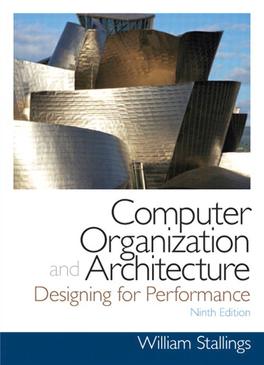 Computer Organization and Architecture Designing for Performance Ninth Edition