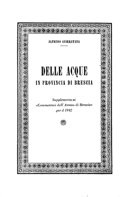 Delle Acque in Provincia Di Bresciia