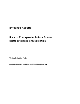 Pharmacology Risk Report