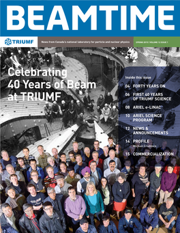 Celebrating 40 Years of Beam at Triumf