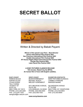 Secret Ballot