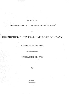 The Michigan Central Railroad Company