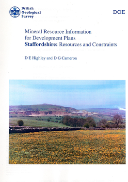 Mineral Resources Report for Staffordshire