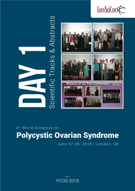 Polycystic Ovarian Syndrome June 07-08, 2018 | London, UK