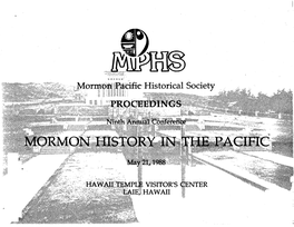 No. 09 Mormon Pacific Historical Society
