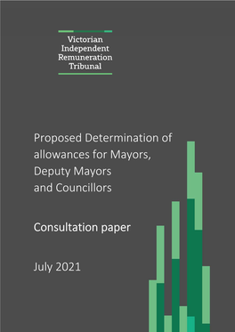Proposed Determination of Allowances for Mayors, Deputy Mayors and Councillors