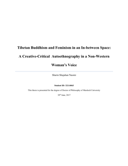 Tibetan Buddhism and Feminism in an In-Between Space