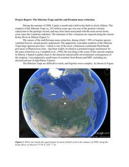 Project Report: the Siberian Traps and the End-Permian Mass Extinction