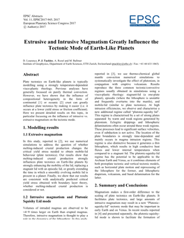 Extrusive and Intrusive Magmatism Greatly Influence the Tectonic Mode of Earth-Like Planets