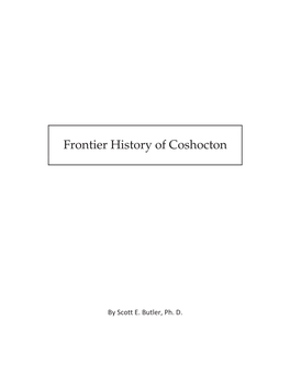 Frontier History of Coshocton