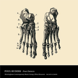 Poul Ruders Four Dances Birmingham Contemporary Music Group, Oliver Knussen DACAPO 8.226028 POUL RUDERS (B