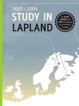 The HOW, WHERE and WHY for Applying to the University of Lapland