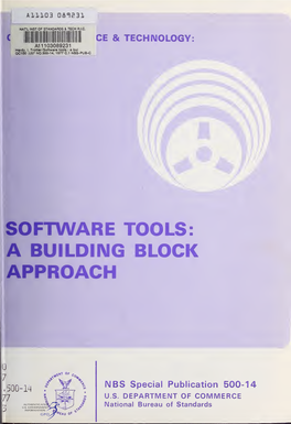 Software Tools: a Building Block Approach