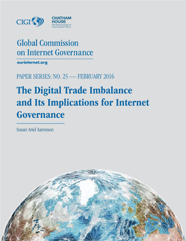 The Digital Trade Imbalance and Its Implications for Internet Governance