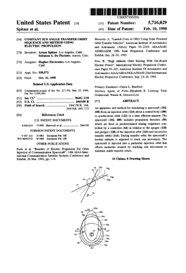 United States Patent (19) 11 Patent Number: 5,716,029 Spitzer Et Al