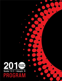 PASIC 2010 Program