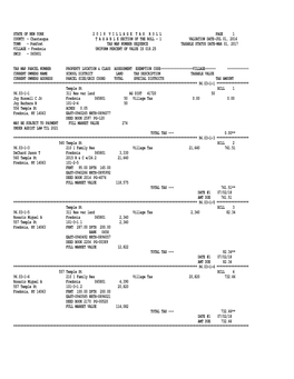 State of New York 2 0 1 8 Villagetaxroll Page 1 County