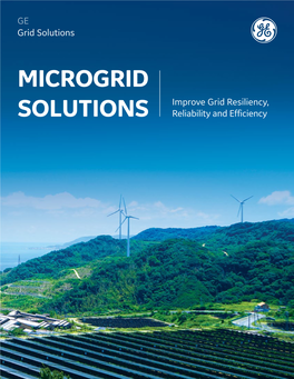 Microgrid Solutions for Diverse Applications