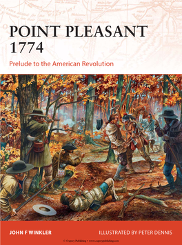 POINT PLEASANT 1774 Prelude to the American Revolution