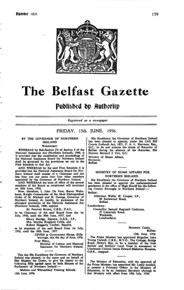 The Belfast Gazette, Issue 1825