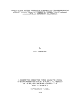 University of Florida Thesis Or Dissertation Formatting