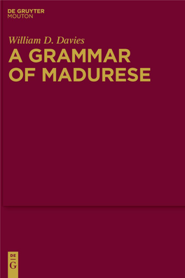 MGL 50 Davies. a Grammar of Madurese.Pdf