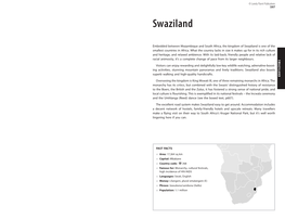 SWAZILAND 597 © Lonely Planet Publications Planet Lonely © (Hello) 268 %