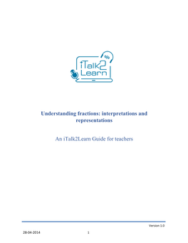 Understanding Fractions – Interpretations And