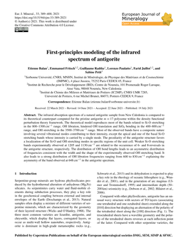 First-Principles Modeling of the Infrared Spectrum of Antigorite