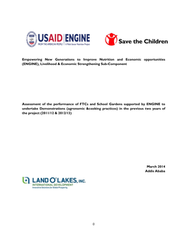 (ENGINE), Livelihood & Economic Strengthening S