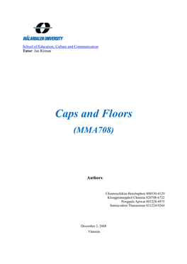 Caps and Floors (MMA708)