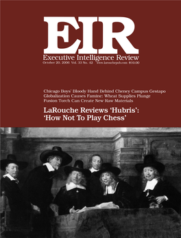 Executive Intelligence Review, Volume 33, Number 42, October 20