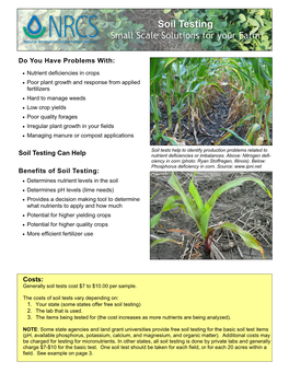 Soil Testing Can Help Nutrient Deficiencies Or Imbalances