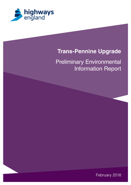 Trans-Pennine Upgrade Preliminary Environmental Information Report