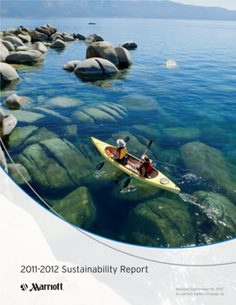 2011-2012 Sustainability Report