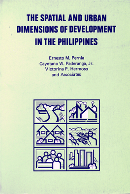 The Spatial and Urban Dimensions of Development in the Philippines