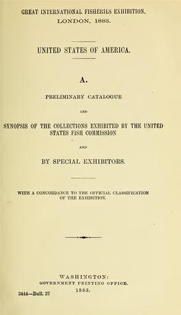 Bulletins Containing Numerous Papers Relating to the Natural History Offish and Other Aquatic Animals