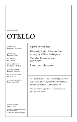 Otello Program