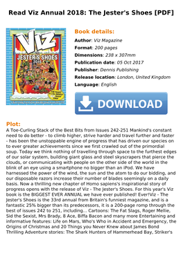 Read Viz Annual 2018: the Jester's Shoes [PDF]