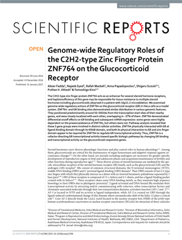 Genome-Wide Regulatory Roles of the C2H2-Type Zinc Finger Protein