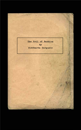 The Vril of Fashion by Siddharta Gargoyle 2 1 2 the Vril of Fashion by Siddharta Gargoyle