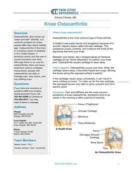 Knee Osteoarthritis